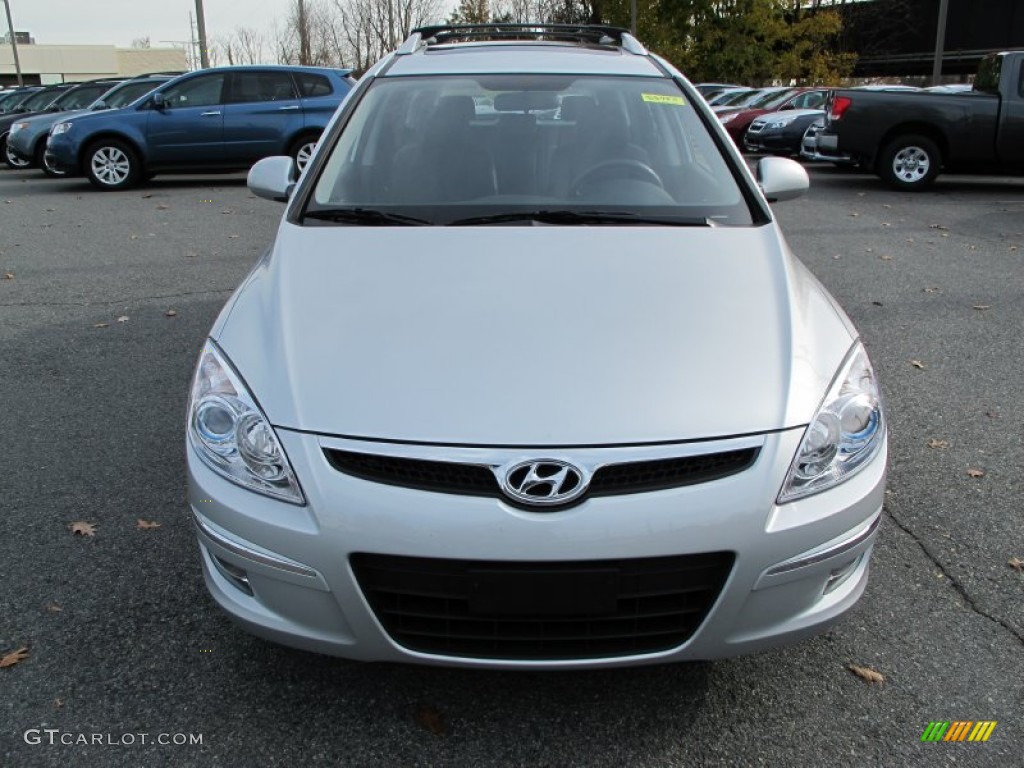 2012 Elantra SE Touring - Shimmering Silver / Black photo #3