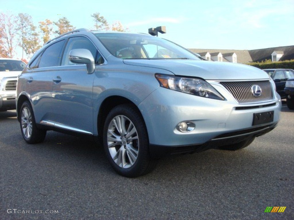 Cerulean Blue Metallic 2010 Lexus RX 450h AWD Hybrid Exterior Photo #73629905