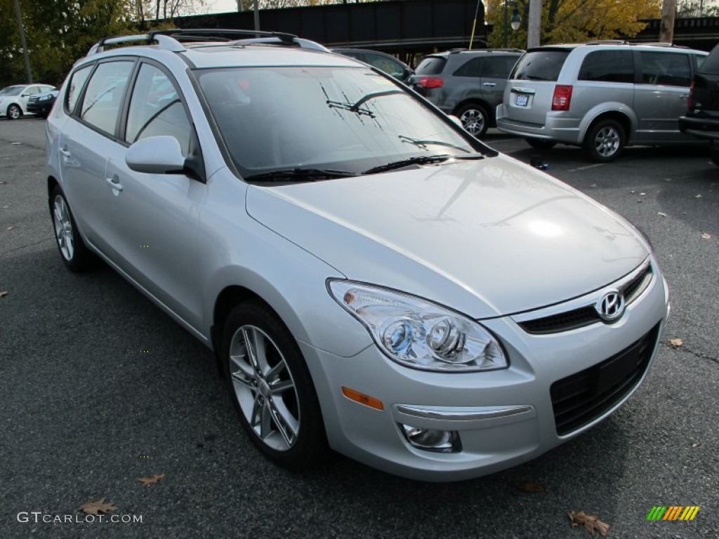 2012 Elantra SE Touring - Shimmering Silver / Black photo #4