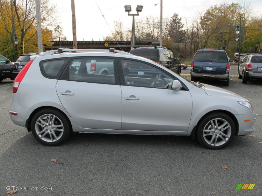 2012 Elantra SE Touring - Shimmering Silver / Black photo #5