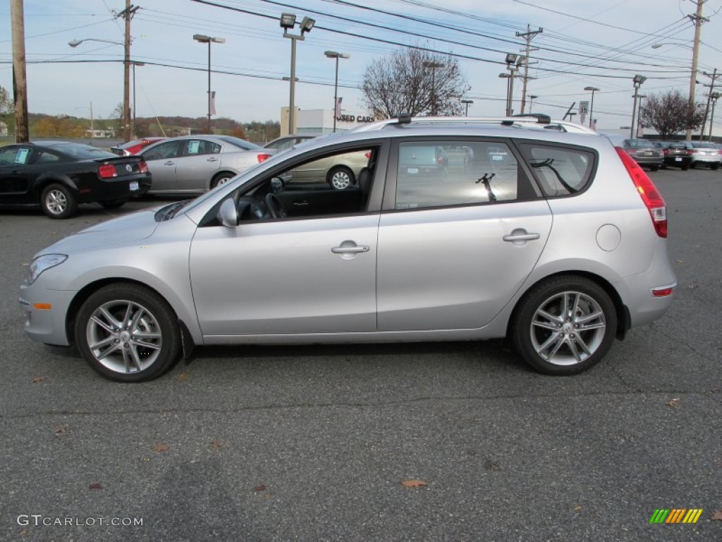 2012 Elantra SE Touring - Shimmering Silver / Black photo #9