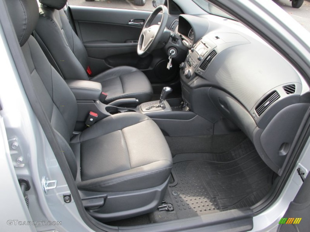 2012 Elantra SE Touring - Shimmering Silver / Black photo #14