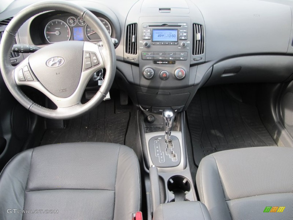2012 Elantra SE Touring - Shimmering Silver / Black photo #21