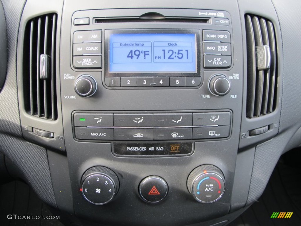 2012 Elantra SE Touring - Shimmering Silver / Black photo #24