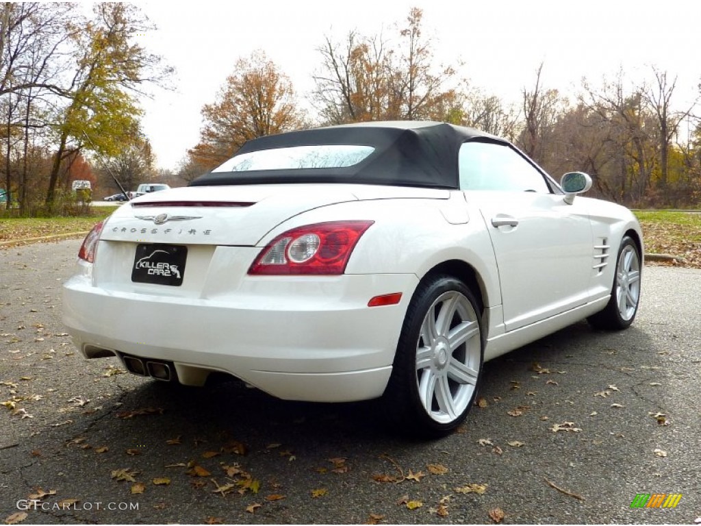 2006 Crossfire Limited Roadster - Alabaster White / Dark Slate Gray photo #6