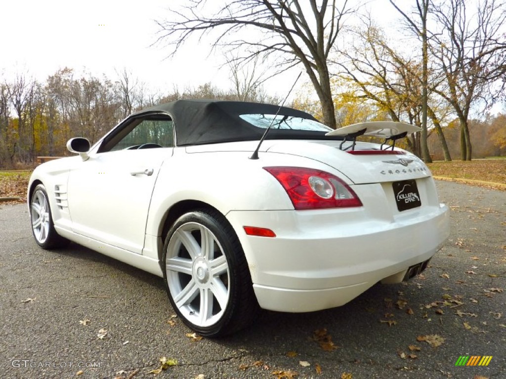 2006 Crossfire Limited Roadster - Alabaster White / Dark Slate Gray photo #24