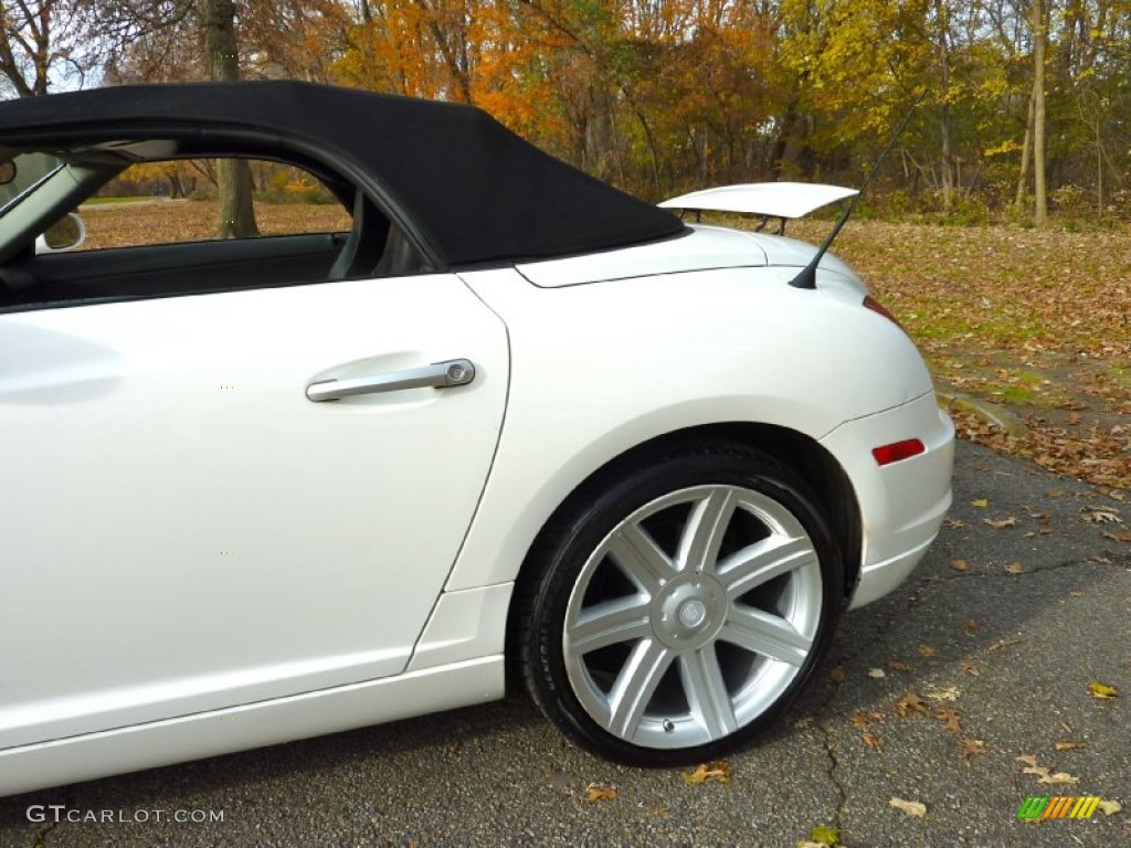 2006 Crossfire Limited Roadster - Alabaster White / Dark Slate Gray photo #25