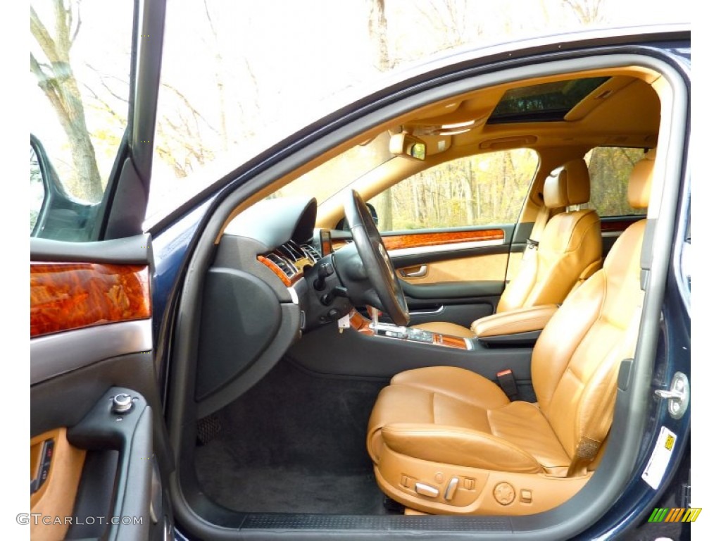 Amaretto Interior 2008 Audi A8 4.2 quattro Photo #73630526