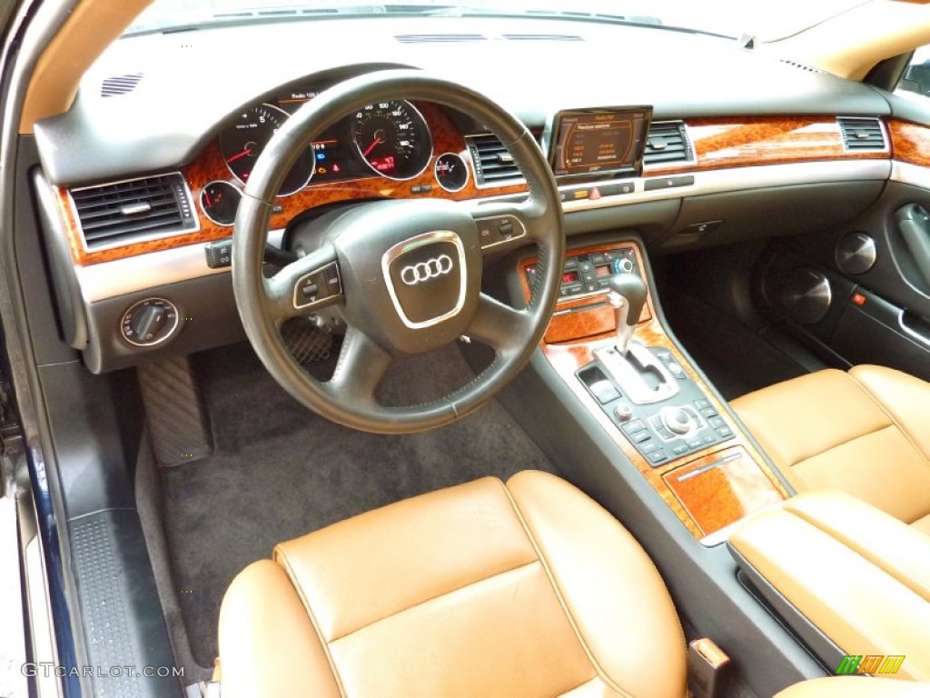 Amaretto Interior 2008 Audi A8 4.2 quattro Photo #73630550
