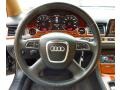 2008 Audi A8 Amaretto Interior Steering Wheel Photo