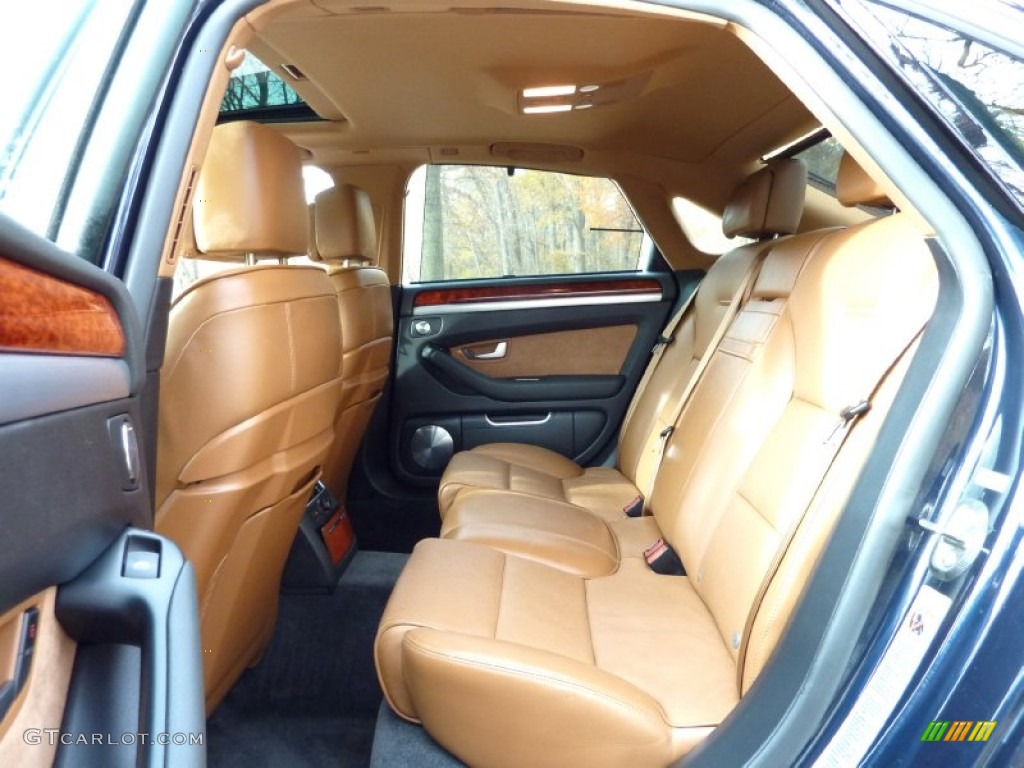 2008 Audi A8 4.2 quattro Rear Seat Photo #73630649