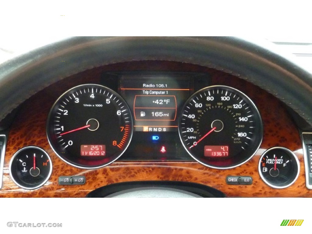 2008 Audi A8 4.2 quattro Gauges Photos