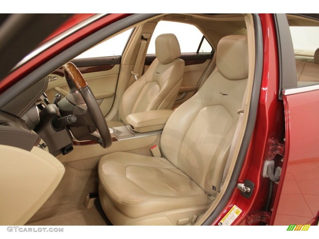 Cashmere/Cocoa Interior 2009 Cadillac CTS 4 AWD Sedan Photo #73630919