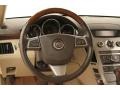 Cashmere/Cocoa 2009 Cadillac CTS 4 AWD Sedan Steering Wheel