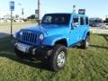 2011 Cosmos Blue Jeep Wrangler Unlimited Sahara 4x4  photo #1