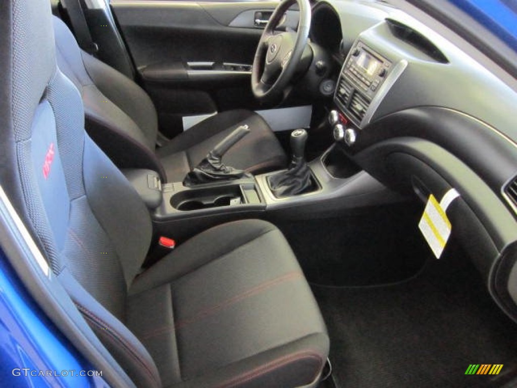 WRX Carbon Black Interior 2013 Subaru Impreza WRX Premium 4 Door Photo #73631450