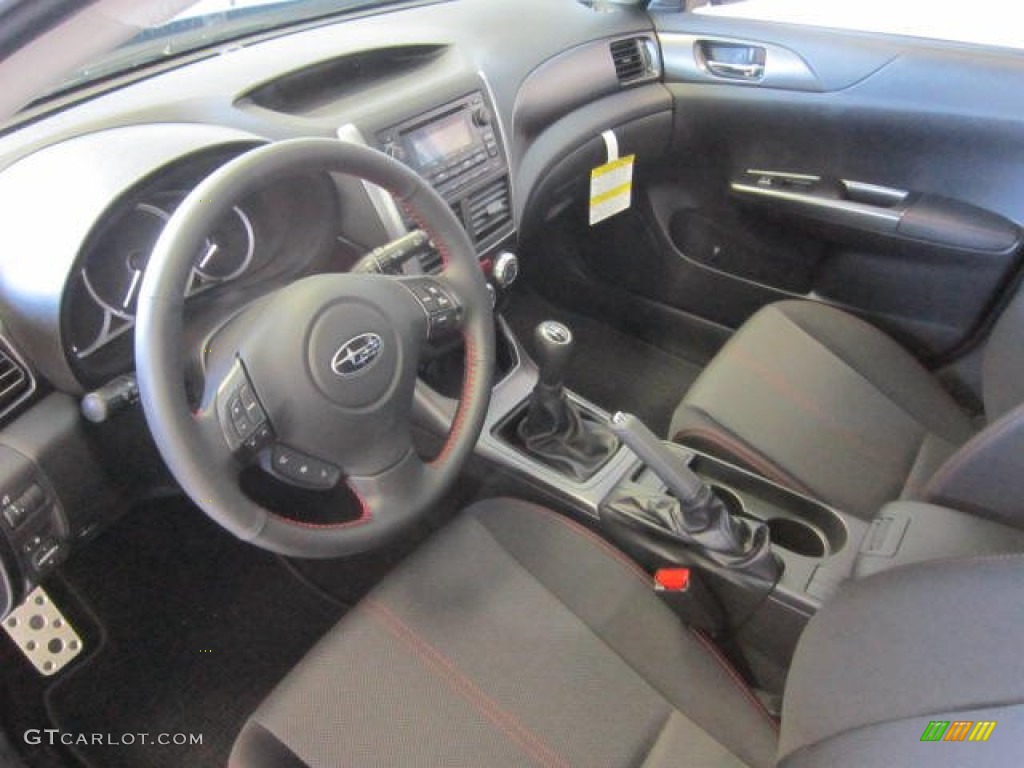 WRX Carbon Black Interior 2013 Subaru Impreza WRX Premium 4 Door Photo #73631477