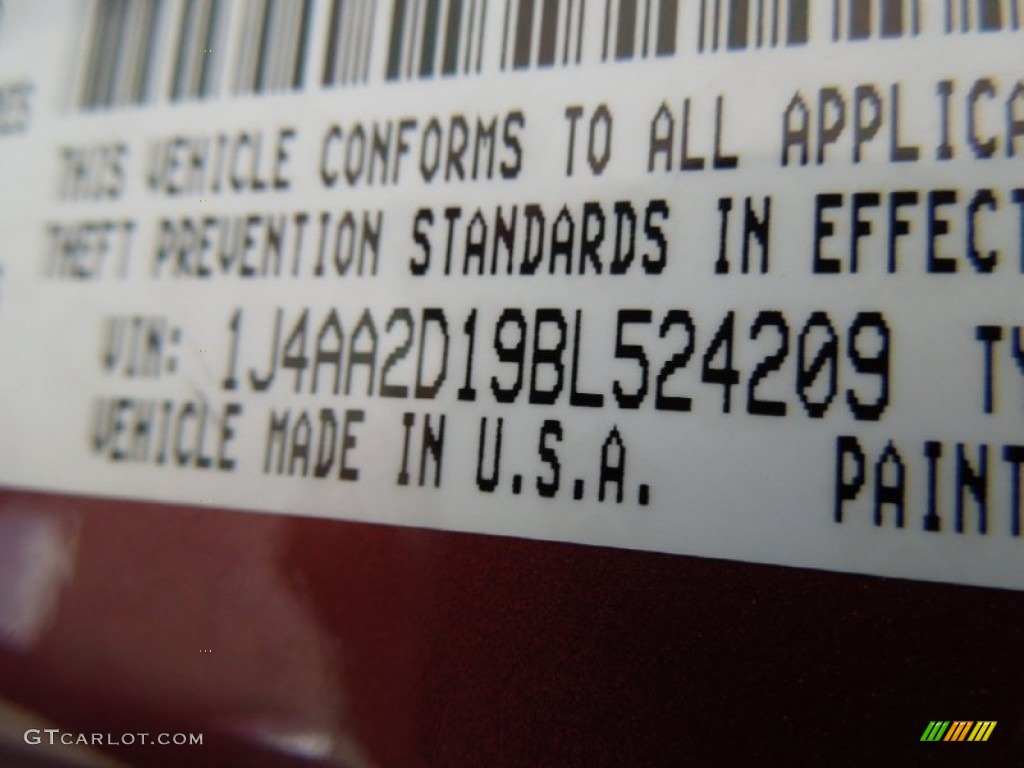 2011 Wrangler Sport 4x4 - Deep Cherry Red Crystal Pearl / Black photo #8
