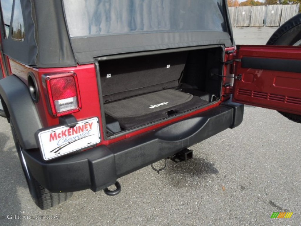 2011 Wrangler Sport 4x4 - Deep Cherry Red Crystal Pearl / Black photo #15