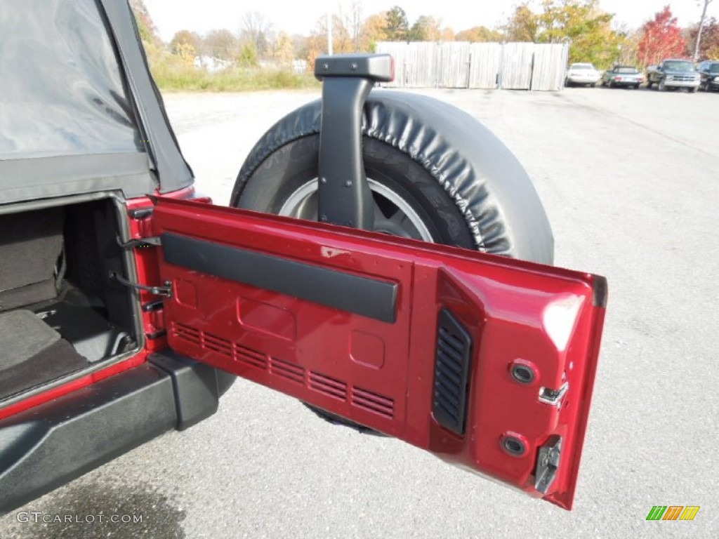 2011 Wrangler Sport 4x4 - Deep Cherry Red Crystal Pearl / Black photo #16