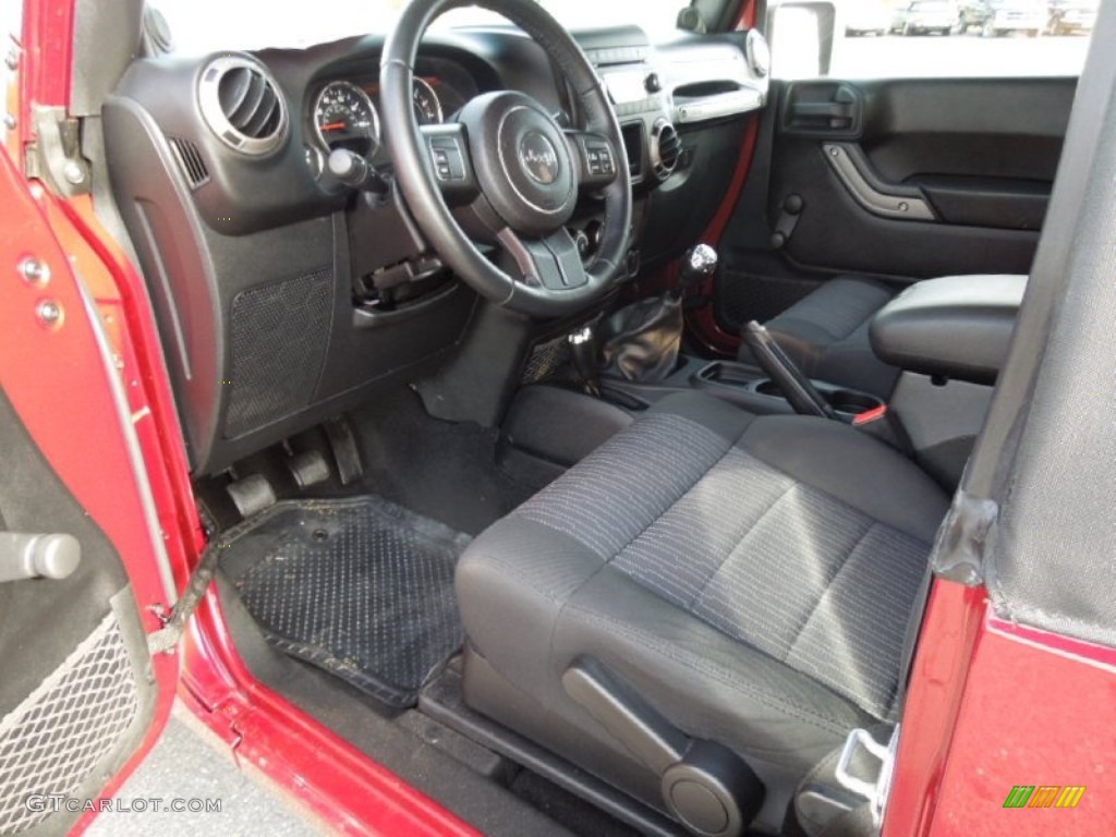 2011 Wrangler Sport 4x4 - Deep Cherry Red Crystal Pearl / Black photo #23