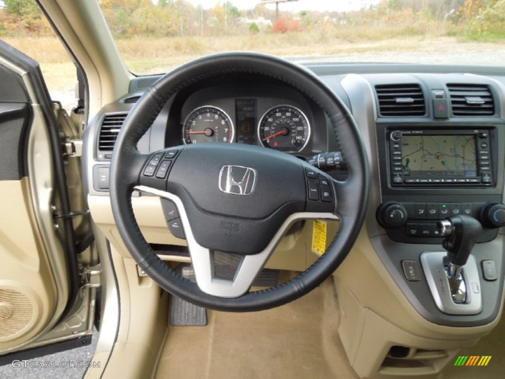 2007 CR-V EX-L - Borrego Beige Metallic / Ivory photo #15