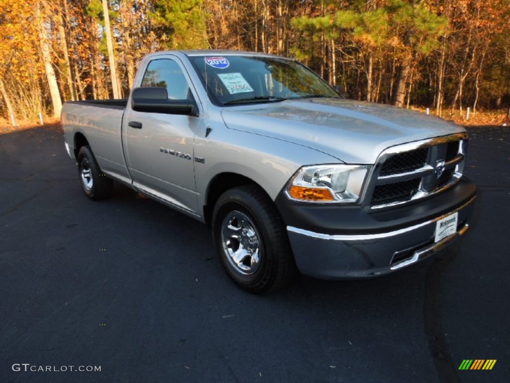 2012 Ram 1500 ST Regular Cab - Bright Silver Metallic / Dark Slate Gray/Medium Graystone photo #1