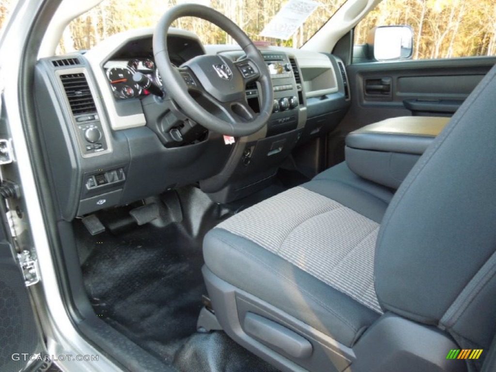 Dark Slate Gray/Medium Graystone Interior 2012 Dodge Ram 1500 ST Regular Cab Photo #73632221