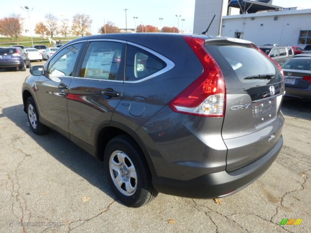 2013 CR-V LX AWD - Polished Metal Metallic / Gray photo #2