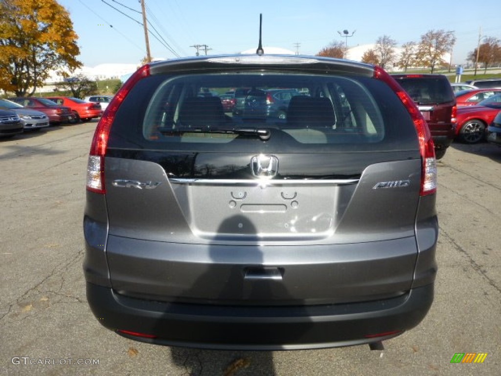 2013 CR-V LX AWD - Polished Metal Metallic / Gray photo #3