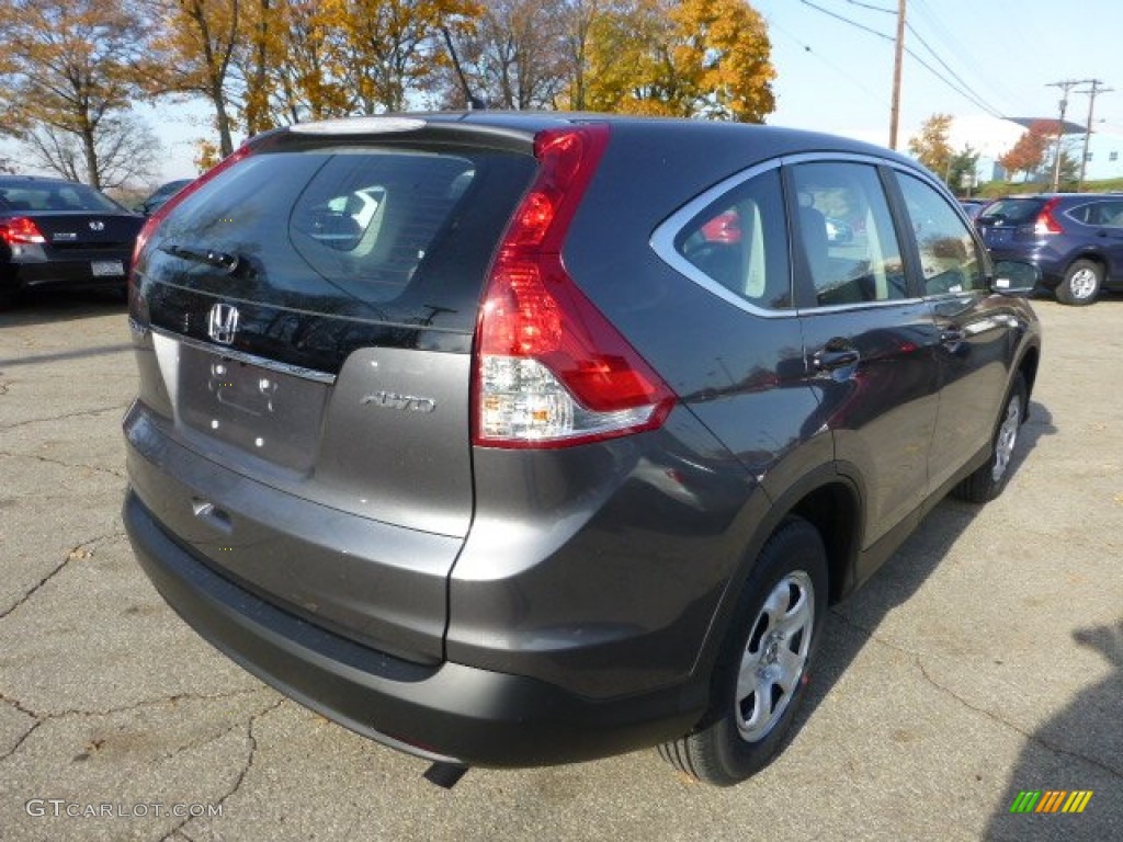 2013 CR-V LX AWD - Polished Metal Metallic / Gray photo #4