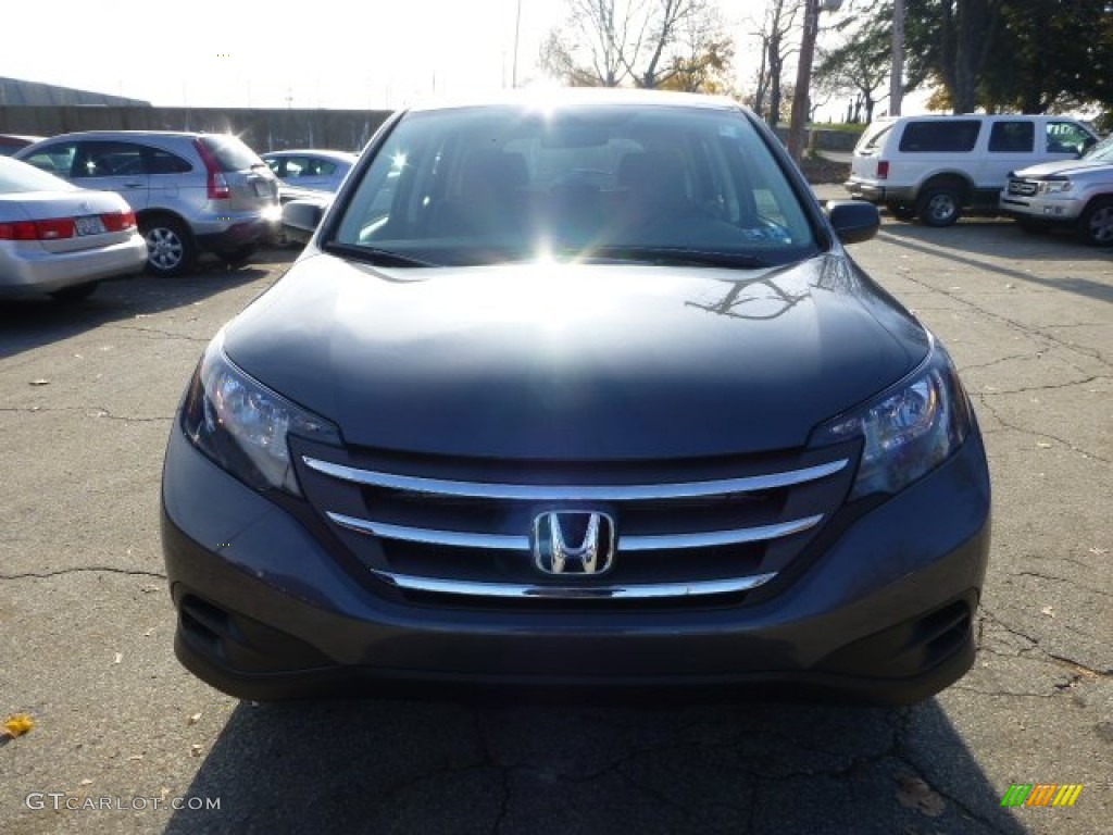 2013 CR-V LX AWD - Polished Metal Metallic / Gray photo #7