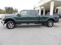 2011 Forest Green Metallic Ford F250 Super Duty Lariat Crew Cab 4x4  photo #2