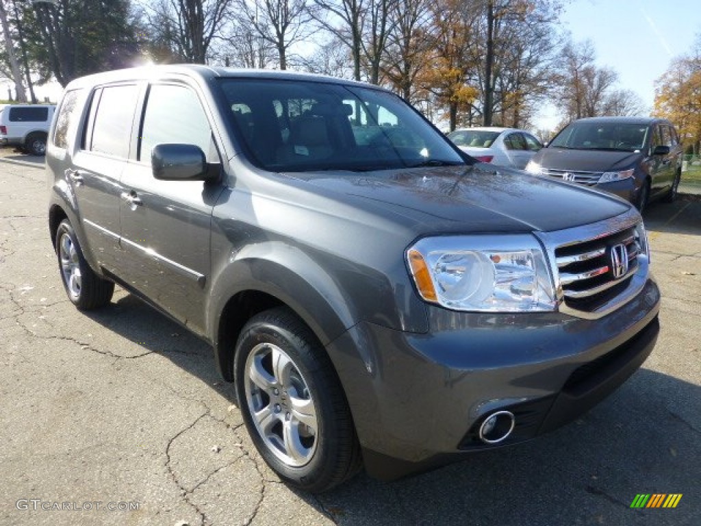 Polished Metal Metallic 2013 Honda Pilot EX-L 4WD Exterior Photo #73634274