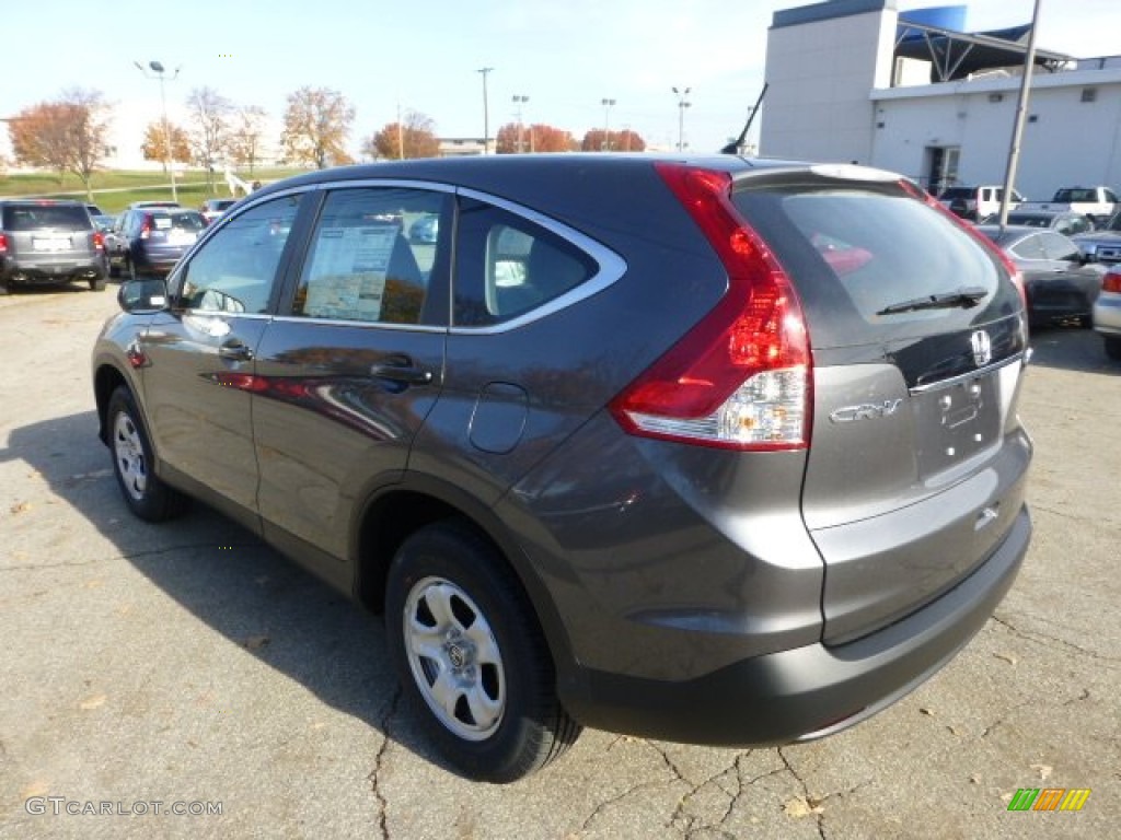 2013 CR-V LX AWD - Polished Metal Metallic / Gray photo #2