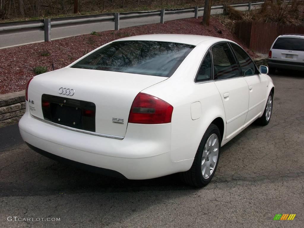 1998 A6 2.8 quattro Sedan - Casablanca White / Onyx photo #5