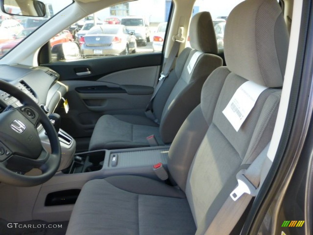 2013 CR-V LX AWD - Polished Metal Metallic / Gray photo #10