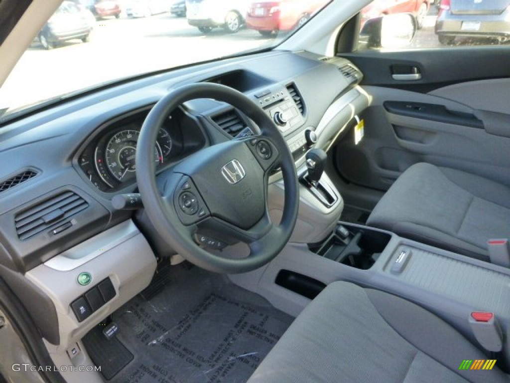 2013 CR-V LX AWD - Polished Metal Metallic / Gray photo #15