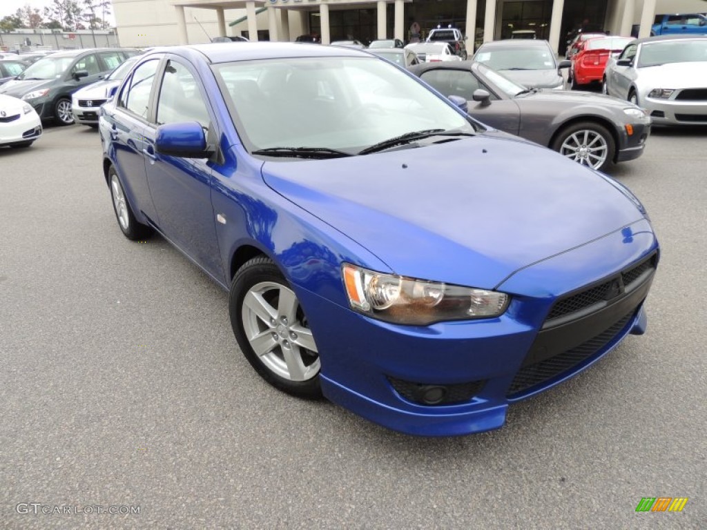 Electric Blue Pearl Mitsubishi Lancer