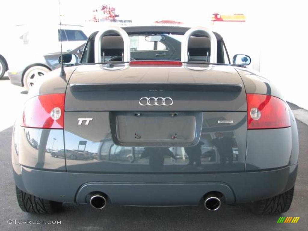 2001 TT 1.8T quattro Roadster - Aviator Grey Pearl / Ebony Black photo #5