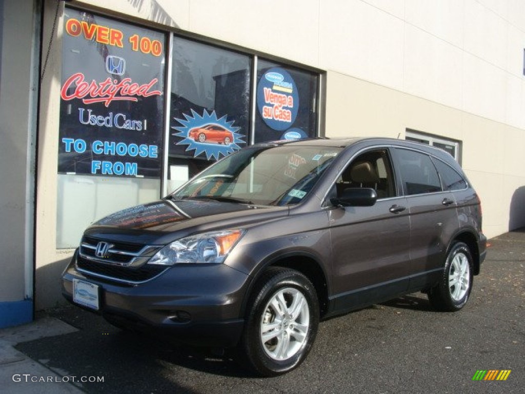 2010 CR-V EX AWD - Urban Titanium Metallic / Ivory photo #1