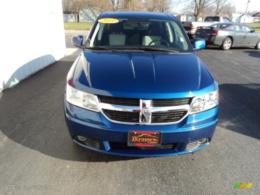 2009 Journey SXT - Deep Water Blue Pearl / Dark Slate Gray/Light Graystone photo #2
