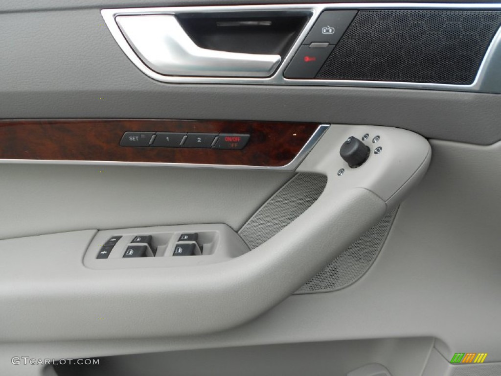 2005 A6 3.2 quattro Sedan - Oyster Gray Metallic / Platinum photo #11