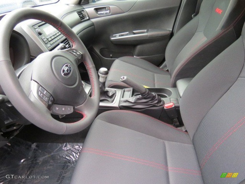 Carbon Black Interior 2011 Subaru Impreza WRX Wagon Photo #73635981