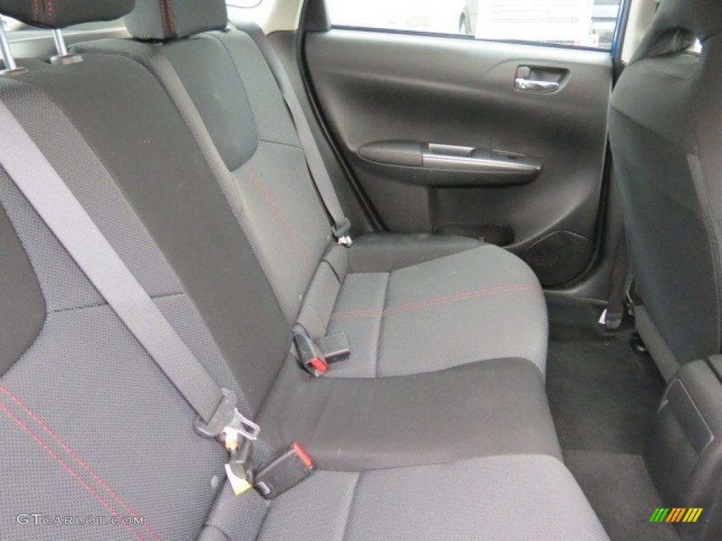 Carbon Black Interior 2011 Subaru Impreza WRX Wagon Photo #73636048