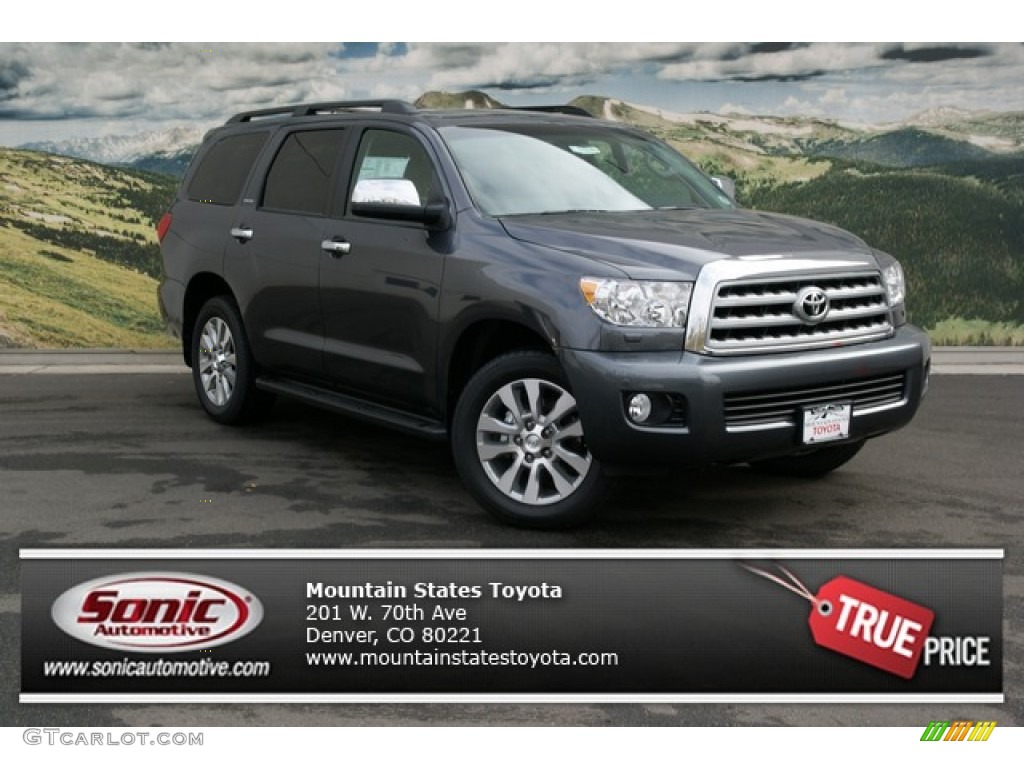 2013 Sequoia Limited 4WD - Magnetic Gray Metallic / Graphite photo #1