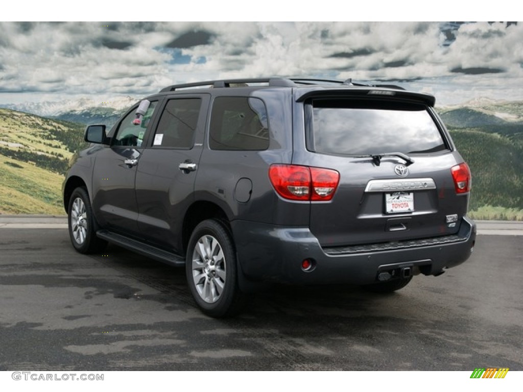 2013 Sequoia Limited 4WD - Magnetic Gray Metallic / Graphite photo #2