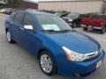 2011 Blue Flame Metallic Ford Focus SEL Sedan  photo #1