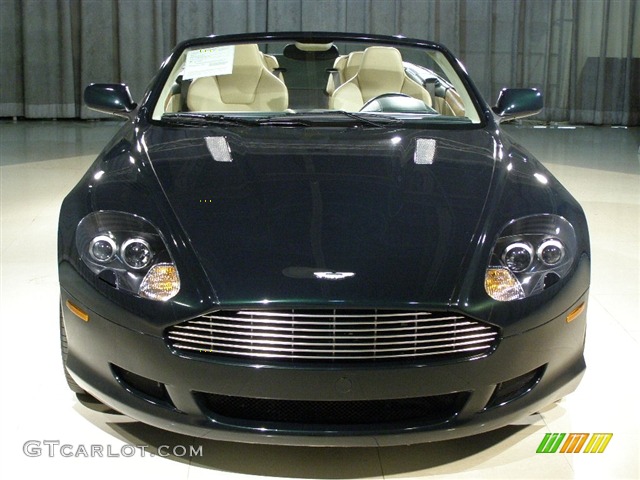 2005 DB9 Volante - Green / Sandstorm photo #4