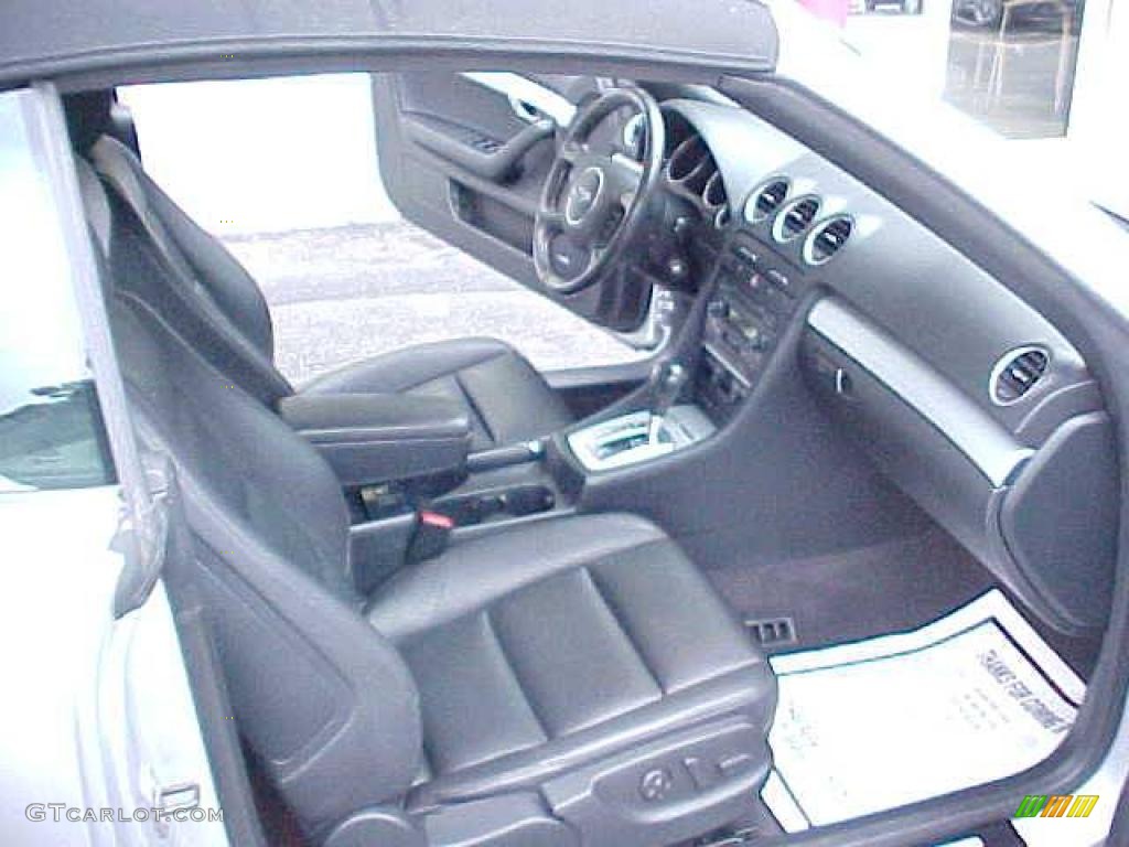 2006 A4 1.8T Cabriolet - Light Silver Metallic / Ebony photo #9
